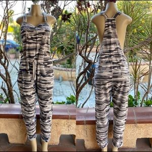 wallflower knit overalls